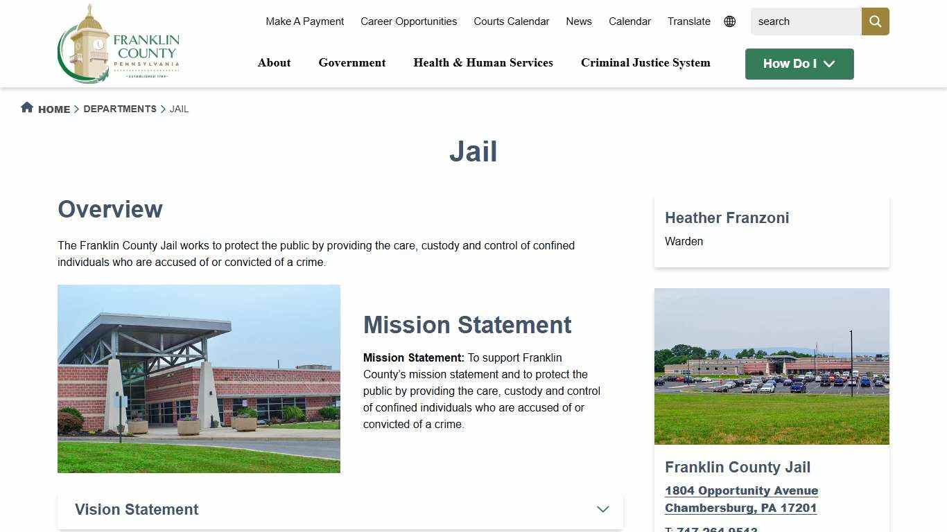 Jail -Franklin County